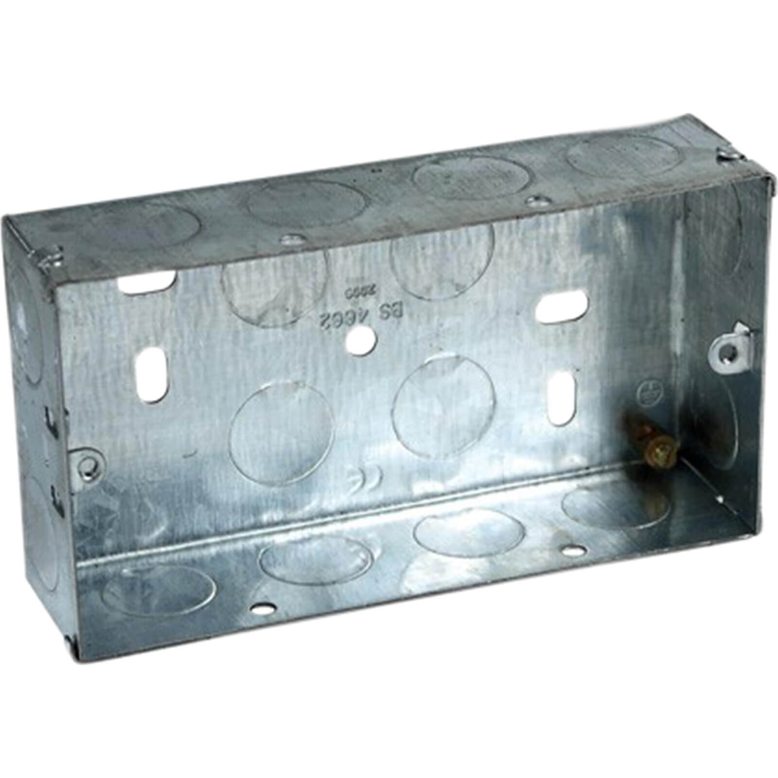 Axiom Electrical Double Socket Metal Socket Back Box