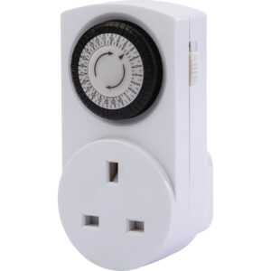 Draper 3 Piece 24 Hour Mechanical Plug Socket Timer Set