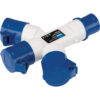 Draper 3 Way Socket Splitter 240v 240v