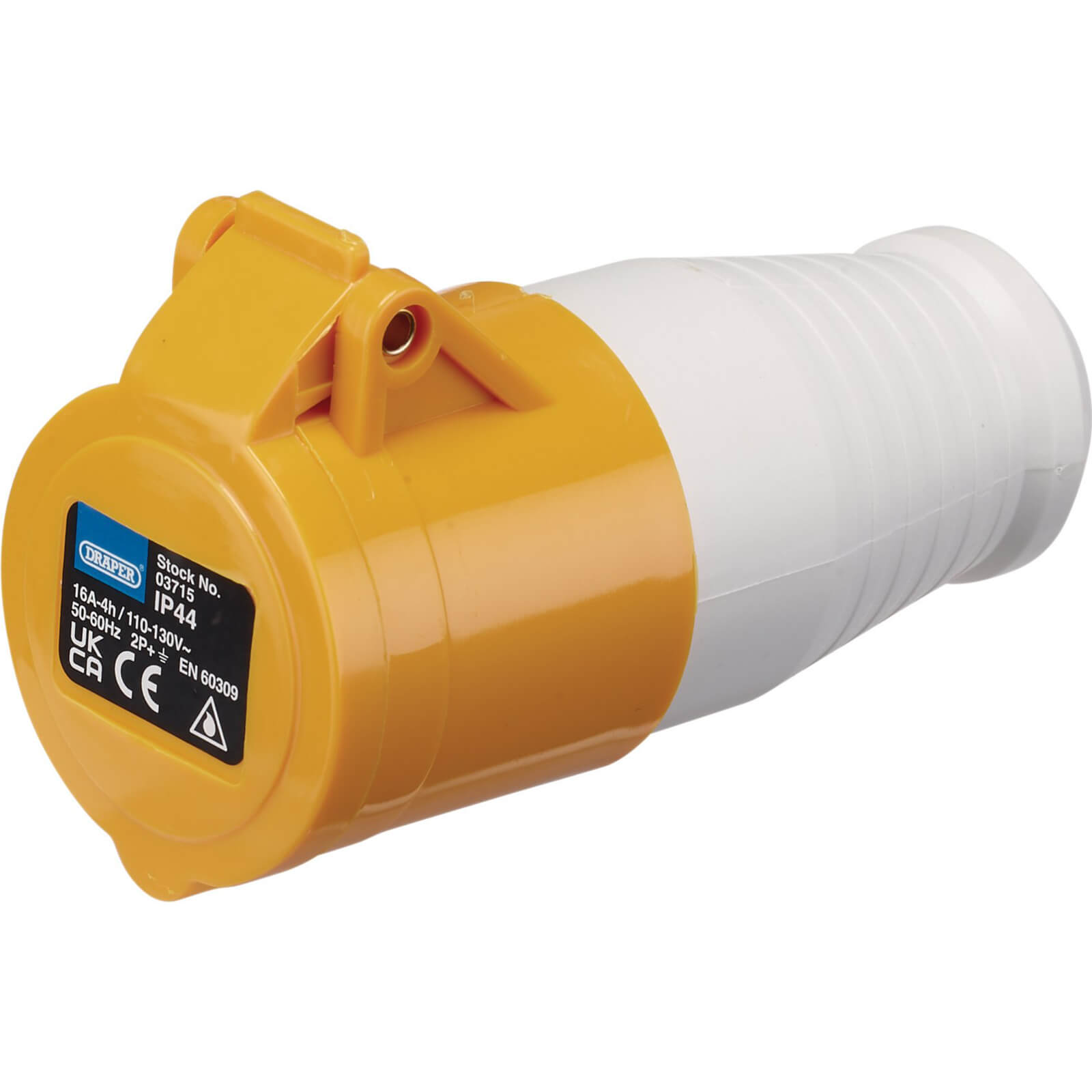 Draper IP44 Site Socket 16 amp 110v