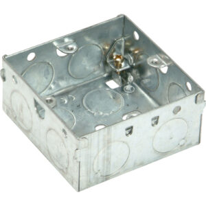 SMJ Single Socket Metal Back Box 35mm