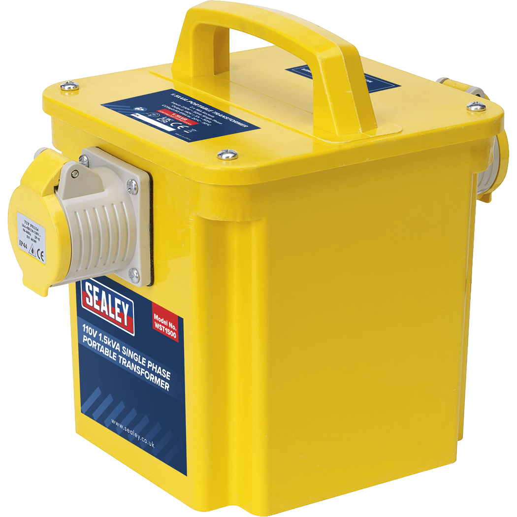 Sealey Portable 110v Transformer 1.5Kva 240v