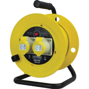 Sirius 2 Socket Cable Extension Reel 110v 25m