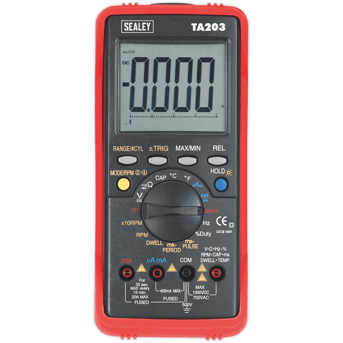 Sealey TA203 15 Function Digital Multimeter and USB Interface