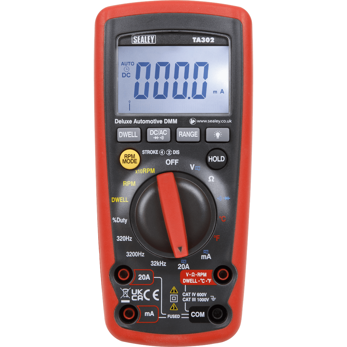 Sealey TA302 12 Function IC Digital Automotive Multimeter