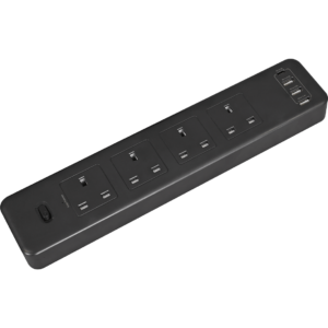 Sealey 4 Socket Extension Lead 2 USB Sockets 240v 3m