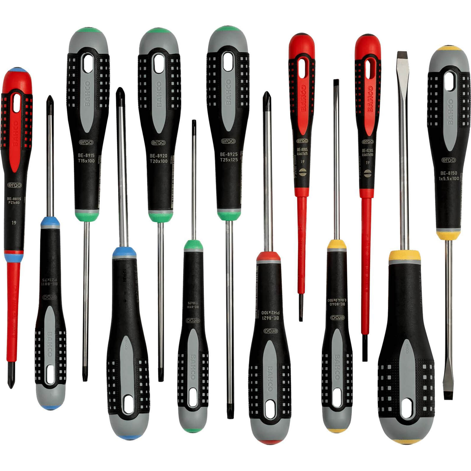 Bahco 13 Piece BE-9875 Ergo Screwdriver Set