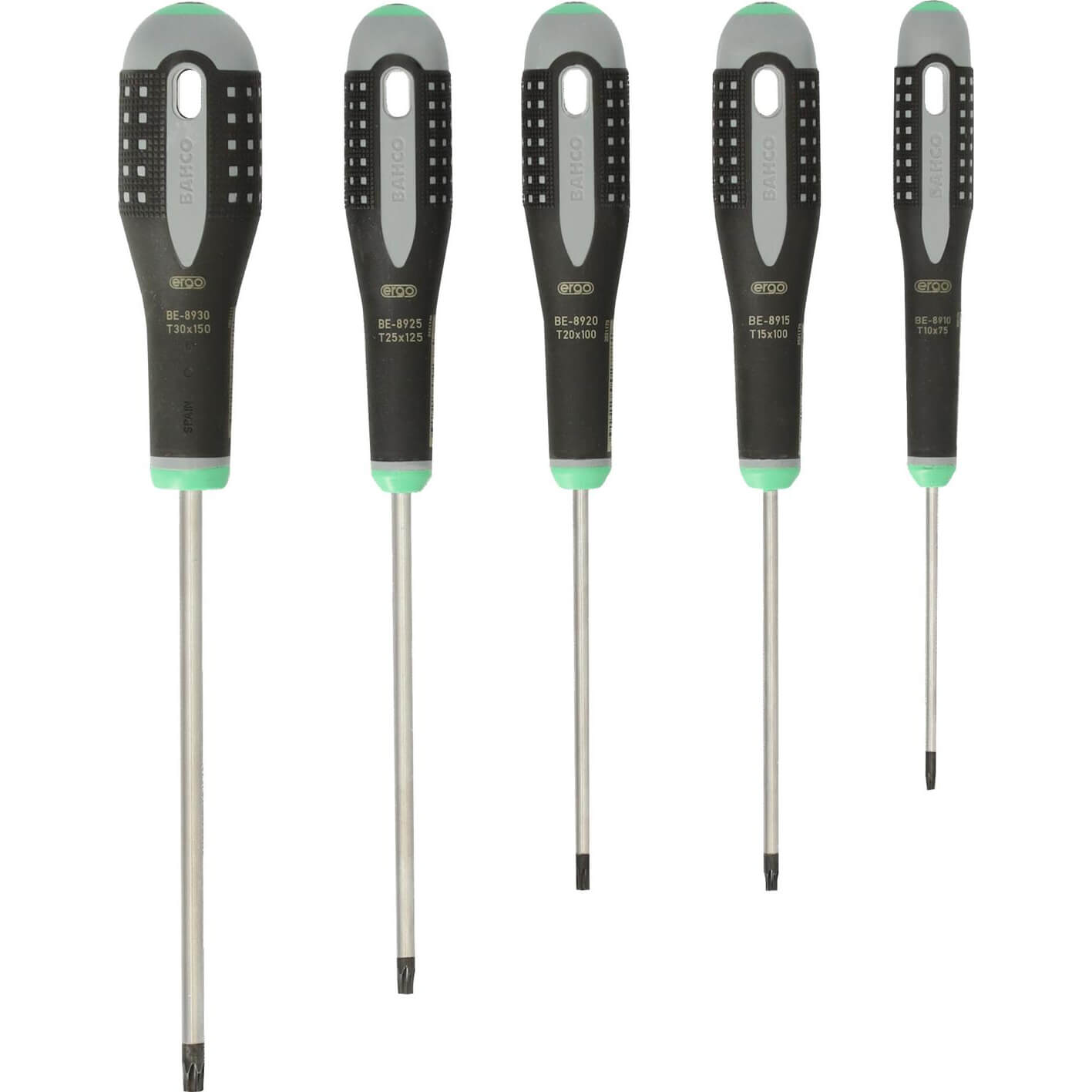 Bahco 5 Piece BE-9885 Ergo Screwdriver Set
