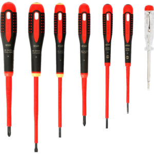 Bahco 7 Piece BE-9887S Ergo Vde Insulated Screwdriver Set