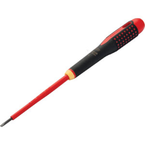 Bahco Ergo Slim VDE Insulated Slotted Screwdriver