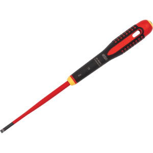 Bahco Ergo Slim VDE Insulated Slotted Screwdriver 5.5mm 125mm
