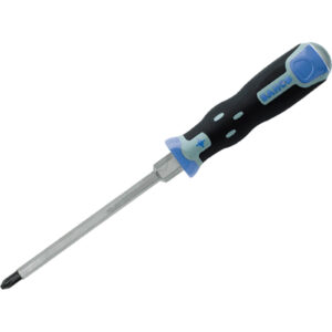 Bahco Tekno+ Strike Through Shank Pozi Screwdriver PZ2 125mm