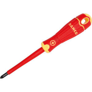 Bahco VDE Insulated Pozi Screwdriver PZ2 100mm