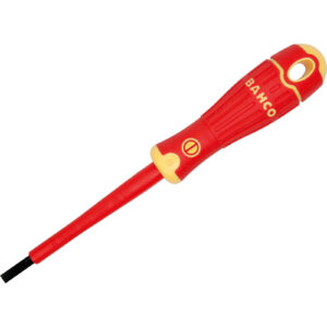Bahco VDE Insulated Slotted Screwdriver 8mm 175mm