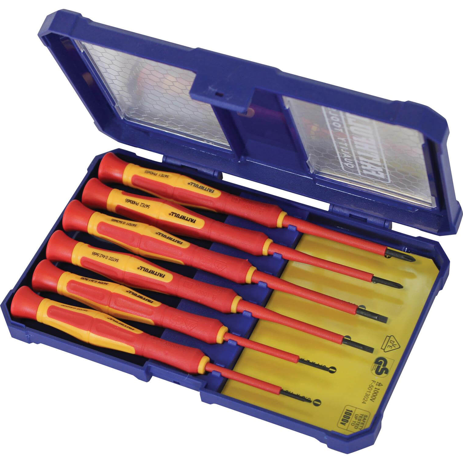 Faithfull 6 Piece VDE Precision Screwdriver Set