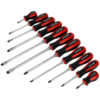 Sealey 11 Piece Slotted and Phillips Hammer Through Screwdriver Set