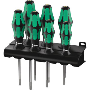 Wera 7 Piece Kraftform Plus 367/7HF Torx Screwdriver Set