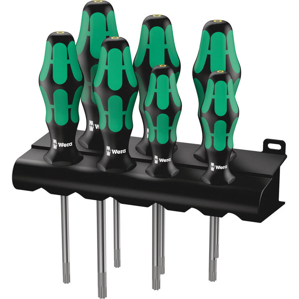 Wera 7 Piece Kraftform Plus 367/7HF Torx Screwdriver Set