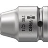 Wera 780C/1S Extra Strong 1/2" Square Drive to 1/4" Hex Screwdriver Bit Holder 1/2"