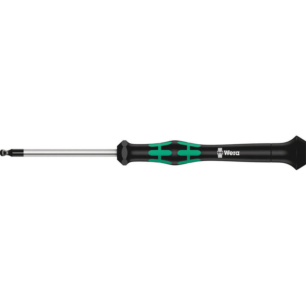 Wera Kraftform 2052 Ballend Hex Micro Screwdriver Imperial 1/16" 60mm