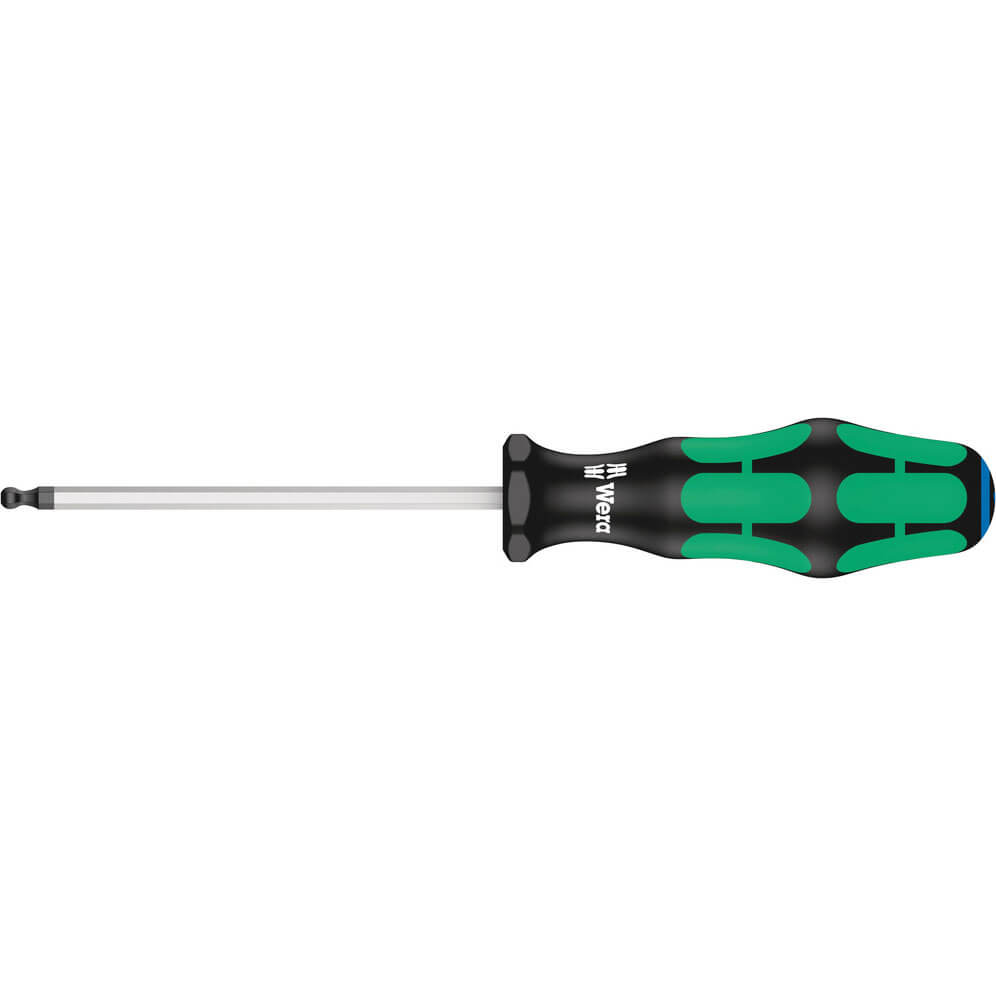 Wera Kraftform Plus Ballend Hex Screwdriver Imperial 5/32" 100mm