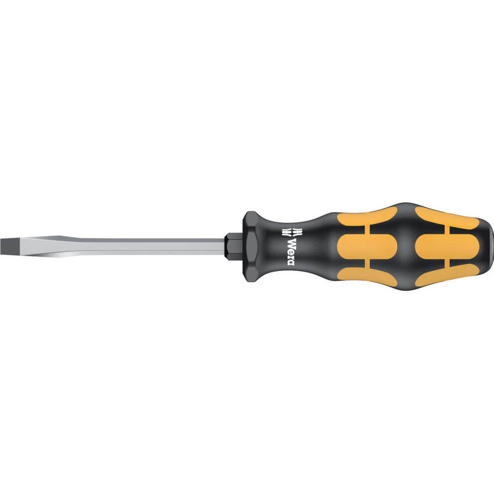 Wera Kraftform Plus Chisel Drive Flared Slotted Screwdriver 1mm 113mm