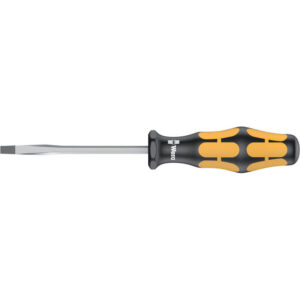 Wera Kraftform Plus Chisel Drive Flared Slotted Screwdriver 3.5mm 80mm