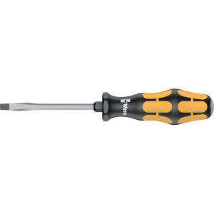 Wera Kraftform Plus Chisel Drive Flared Slotted Screwdriver 4.5mm 90mm