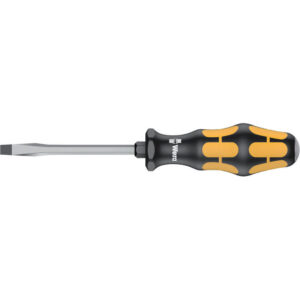 Wera Kraftform Plus Chisel Drive Flared Slotted Screwdriver 5.5mm 100mm