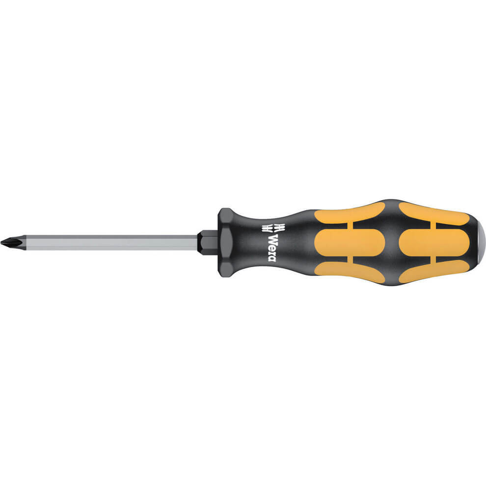 Wera Kraftform Plus Chisel Drive Pozi Screwdriver PZ1 80mm