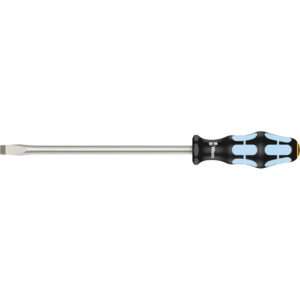 Wera Kraftform Stainless Steel Flared Slotted Tip Screwdriver 10mm 200mm