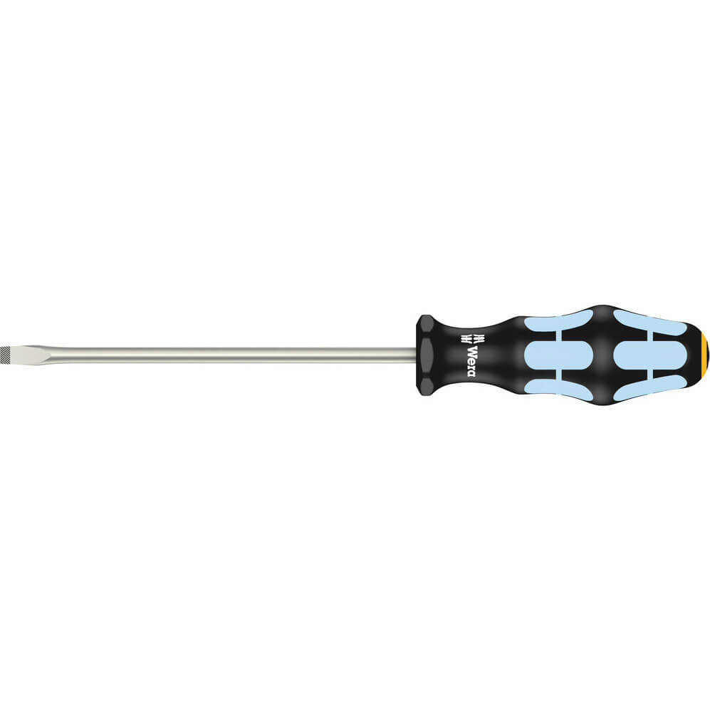 Wera Kraftform Stainless Steel Flared Slotted Tip Screwdriver