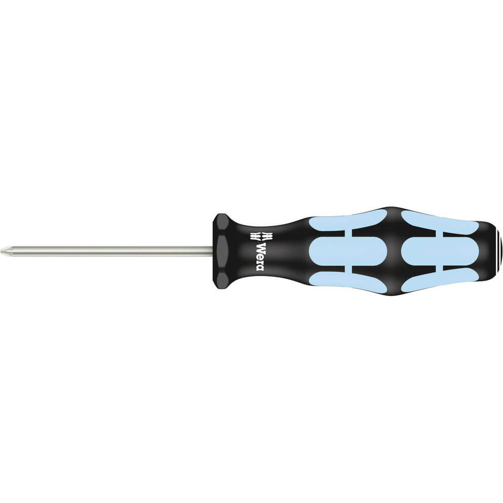 Wera Kraftform Stainless Steel Pozi Screwdriver PZ0 60mm
