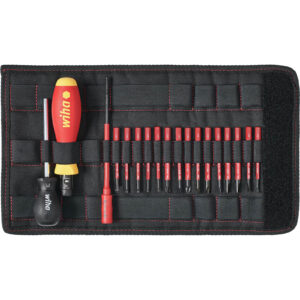 Wiha 19 Piece VDE Insulated Torquevario-S Screwdriver Set 0.8Nm - 5Nm