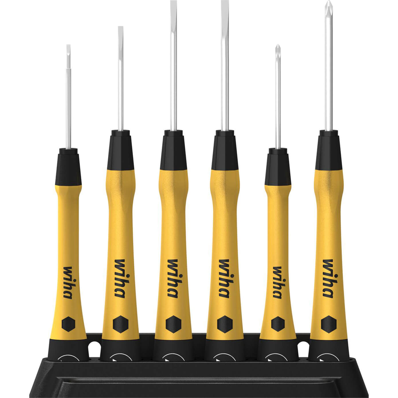 Wiha Picofinish 7 Piece Slotted and Phillips ESD Precision Screwdriver Set
