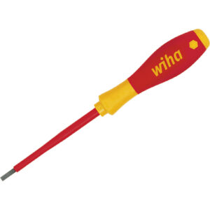 Wiha Softfinish VDE Insulated Slimfix Screwdriver Slotted 4.5mm 125mm