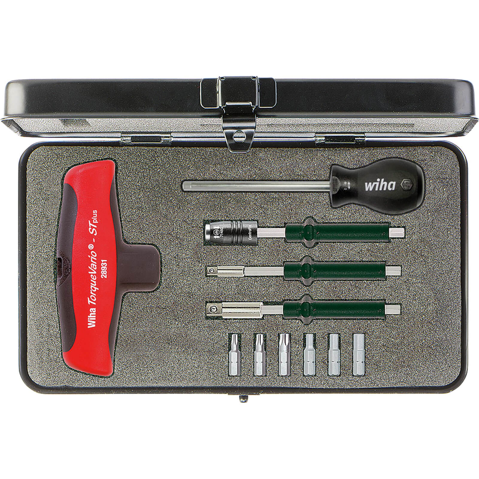 Wiha TorqueVario-ST T Handle Torque Screwdriver Set