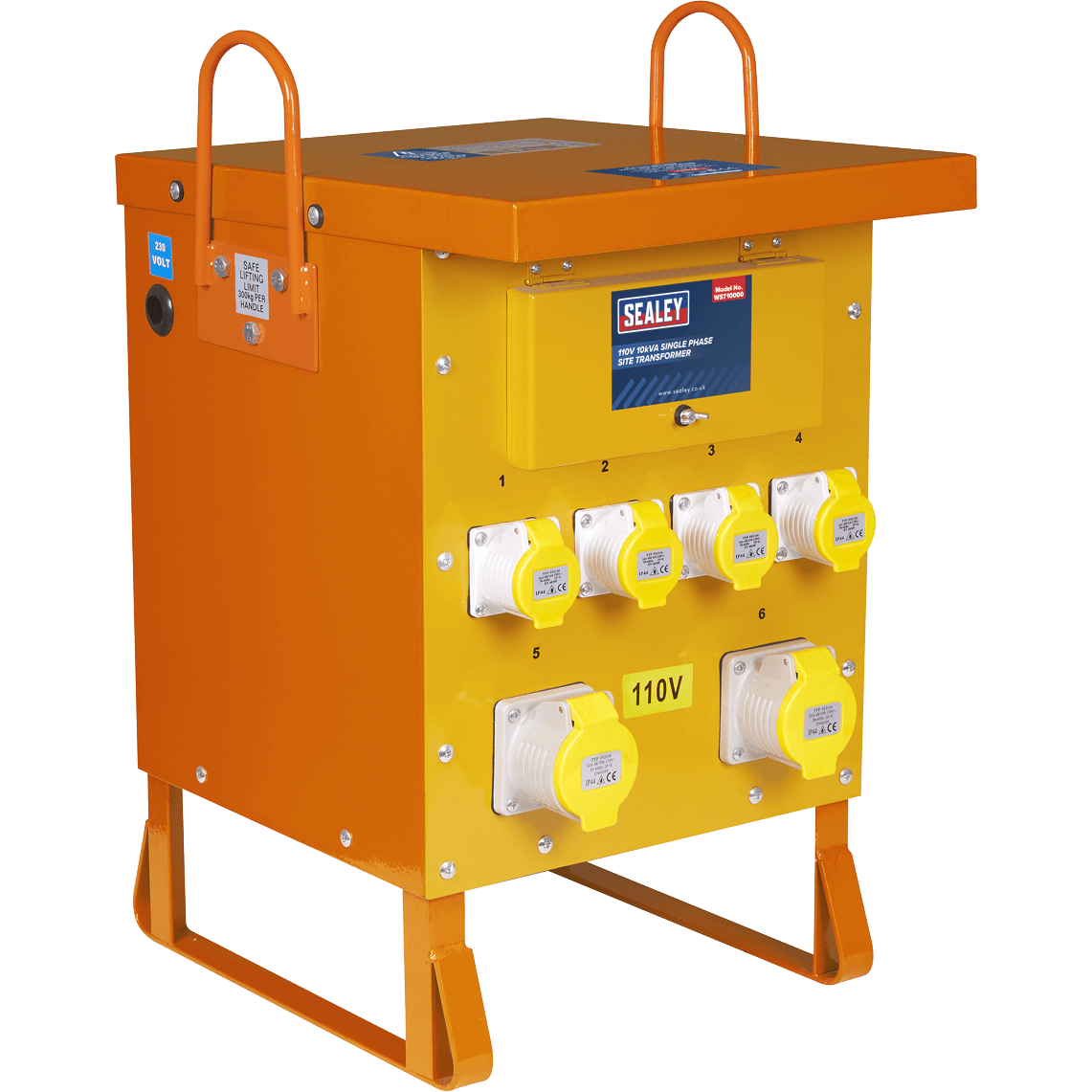 Sealey Single Phase Portable 110v Site Transformer 10Kva