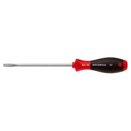 Wiha 302 Soft Grip Parallel Slotted Screwdriver 8mm 175mm