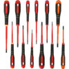 Bahco Ergo 12 Piece Slim VDE Insulated Screwdriver Set