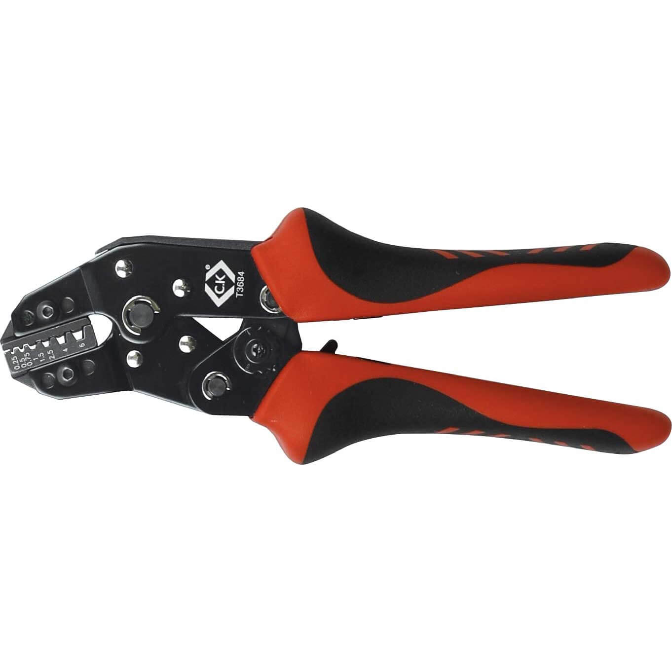 CK Ratchet Crimping Pliers for 0.25 - 6mm Bootlace Ferrules