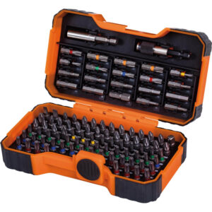 Bahco 59/S100BC 100 Piece Colour Coded Screwdriver Bit Set