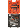 Bahco S138 138 Piece Combination Drive Hex Socket, Screwdriver Bit and Crows Foot Spanner Set Metric Combination