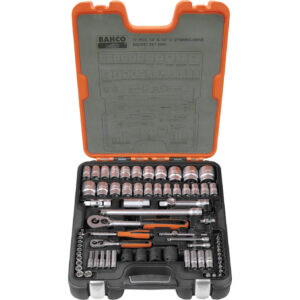 Bahco S800 77 Piece Combination Drive Hex Socket and Screwdriver Bit Set Metric and Imperial
