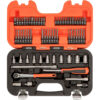 Bahco SL65 65 Piece 1/4" Drive Slim Socket and Screwdriver Bit Set