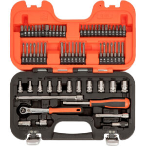 Bahco SL65 65 Piece 1/4" Drive Slim Socket and Screwdriver Bit Set