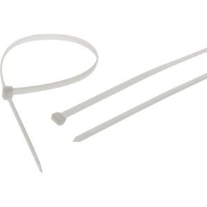 Faithfull Heavy Duty Cable Ties White Pack of 10 905mm 9mm
