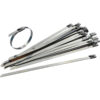Faithfull Stainless Steel Cable Ties Pack Of 50 150mm 4.6mm