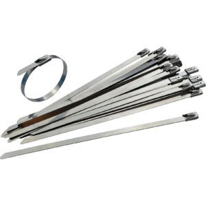 Faithfull Stainless Steel Cable Ties Pack Of 50 360mm 7.9mm