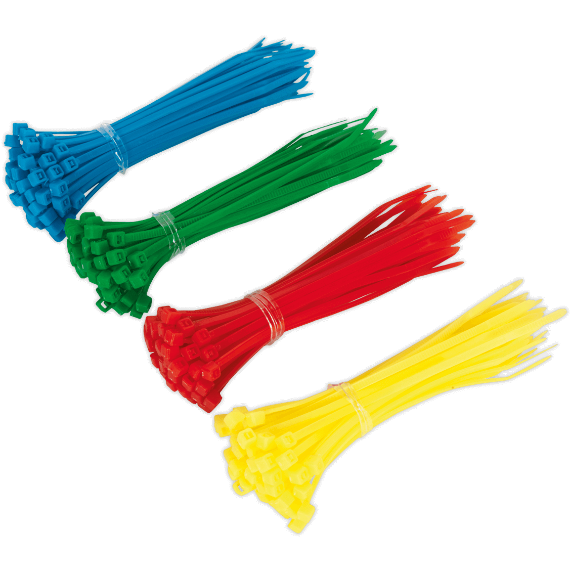 Sealey 200 Piece Assorted Colours Cable Ties